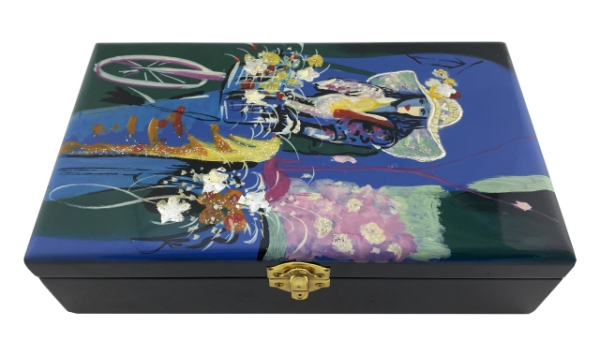 Bemaltes Lack Schmuckkästchen